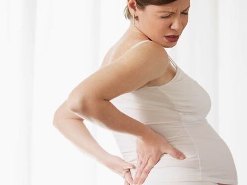 ból pleców podczas ciąży