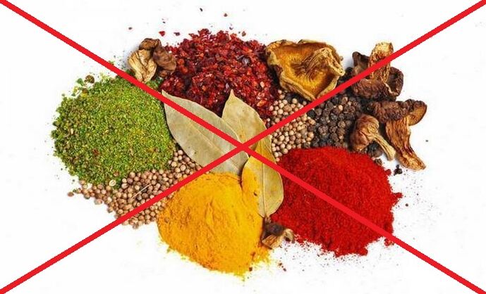 W przypadku osteochondrozy szyjnej należy unikać stosowania pikantnych przypraw.